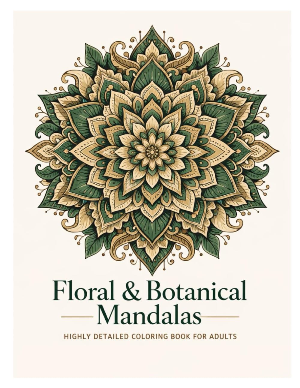 Floral & Botanical Mandalas: Highly Detailed Nature-Inspired Mandalas for Relaxation, Stress Relief and Mindfulness