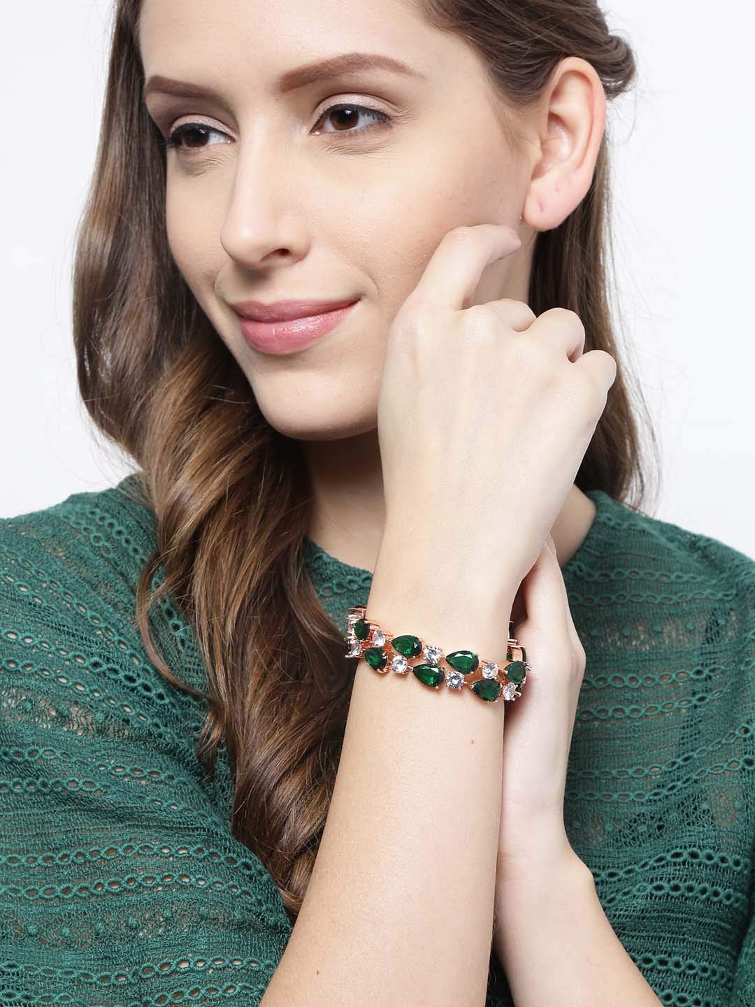 Women's Exclusive Copper Charm Bracelet, Elegant Gift