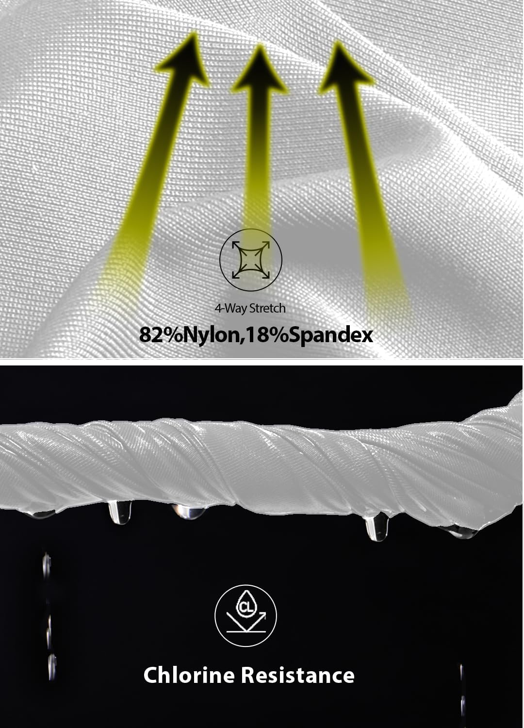 Women 3" High Waisted Swim Board Shorts UPF50+ Quick Dry Boy Shorts Swim Bathing Suit Bottoms with Pockets - Image 6