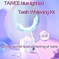 Vista 8 de TAWEE Kit de blanqueamiento dental seguro para dientes sensibles y esmalte con cable de luz aceleradora de blanqueamiento dental con 16 LED azules