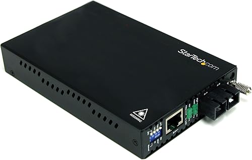 Miniatura 8 de StarTech.com Convertidor de medios de fibra SC monomodo (SM) para red 10100621.4 - 6.2 mi - Gigabit Ethernet - 1310nm - wnegociación automática