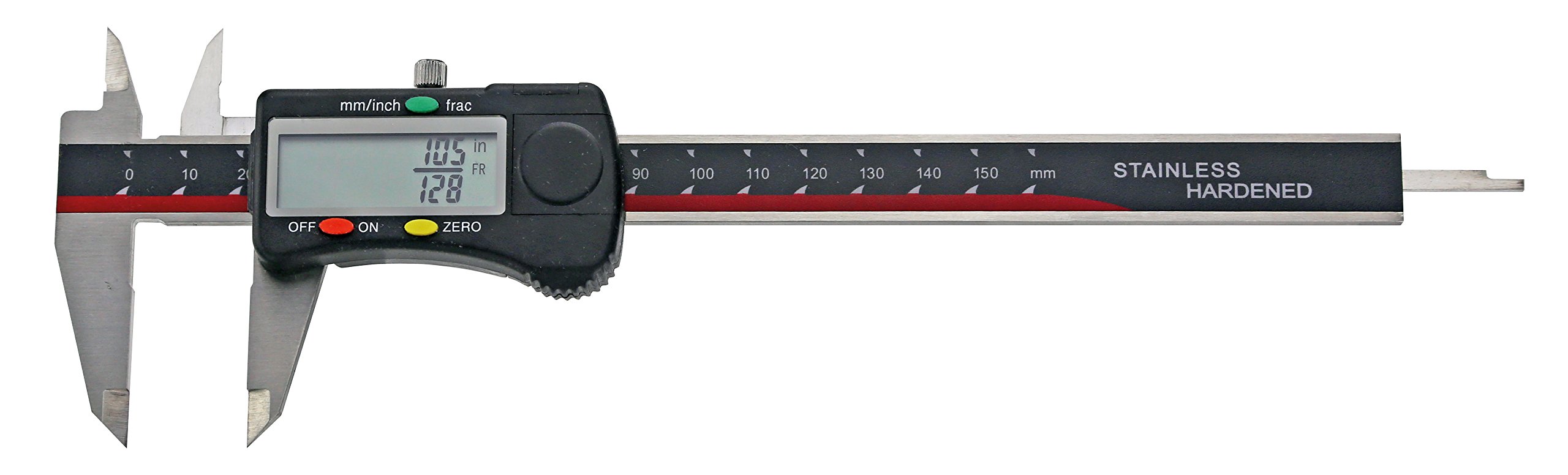 CNC QUALITÄT Calibre digital (150 mm, DIN 862, con indicador de rotura)