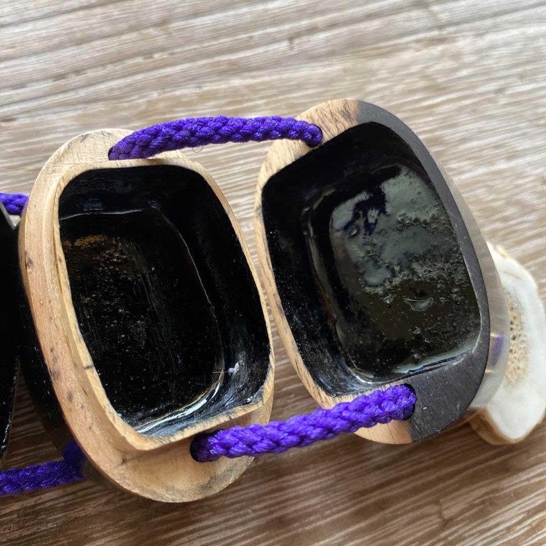 【希少素材】黒柿×鹿角 印籠｜伝統技術の手作り工芸｜和風モダンな逸品 印籠 黒柿 希少素材】黒柿×鹿角 印籠｜伝統技術の手作り工芸｜和風