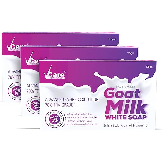 VCare Exfoliating Soap 125g Pack of 3