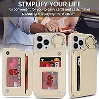 Vista 209 de Havaya Funda para iPhone 13 Pro Max y iPhone 12 Pro Max, cartera compatible con magsaf 2 en 1, desmontable magnética con tarjetero y ranura trasera