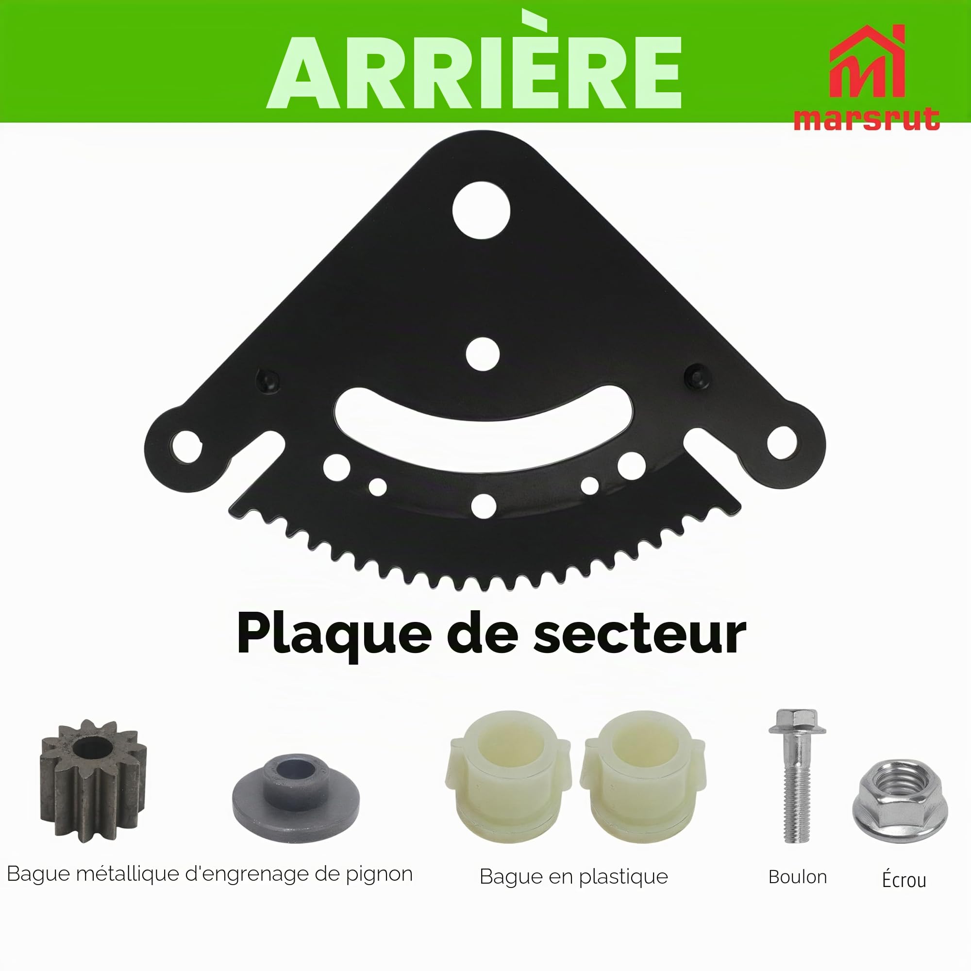 GX21924BLE Pièces de direction compatibles avec John Deere série D&LA, 19 dents, remplace D170 D105 D130 LA145 GX20053 GX20054 GX21994 105 115 125 D100 D110 D120 LA110 LA120 LA100, Kit de réparation