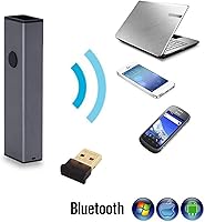 Vista 5 de Escáner inalámbrico de código de barras de metal de aleación de metal 2D QR, lector de código de barras portátil symcode 3 en 1 de aleación