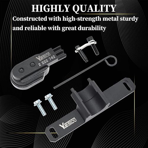 Vista 13 de Soporte para volante 2801 Herramienta de bloqueo de placa flexible y kit de reparación de sellos de aceite 7676 con eje de equilibrio y juego