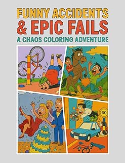 Funny Accidents & Epic Fails: A Chaos Coloring Adventure