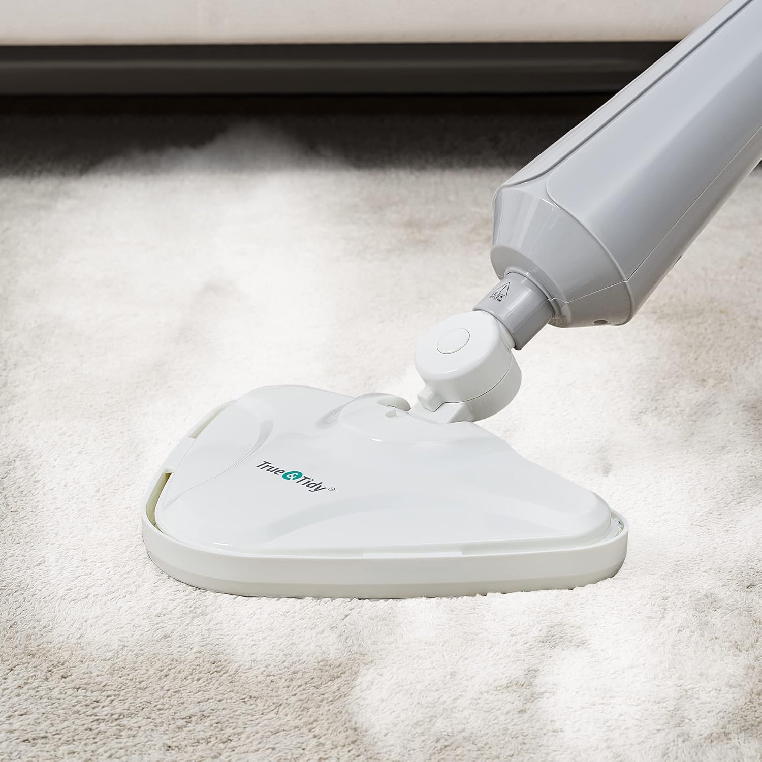 True & Tidy Multi-Surface Steam Mop with Extra Microfiber Mop Pads Set