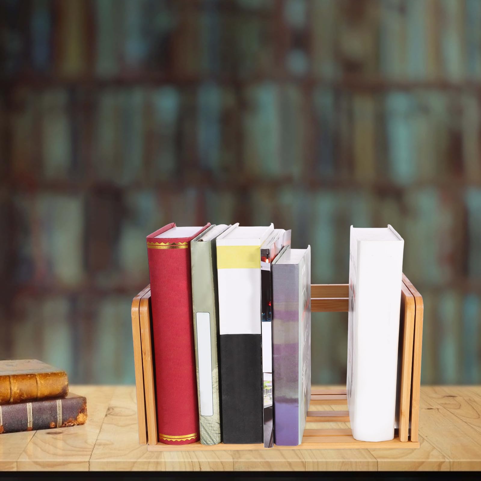 Organizador de Vinilos y Libros de Escritorio Ajustable 32-60 CM