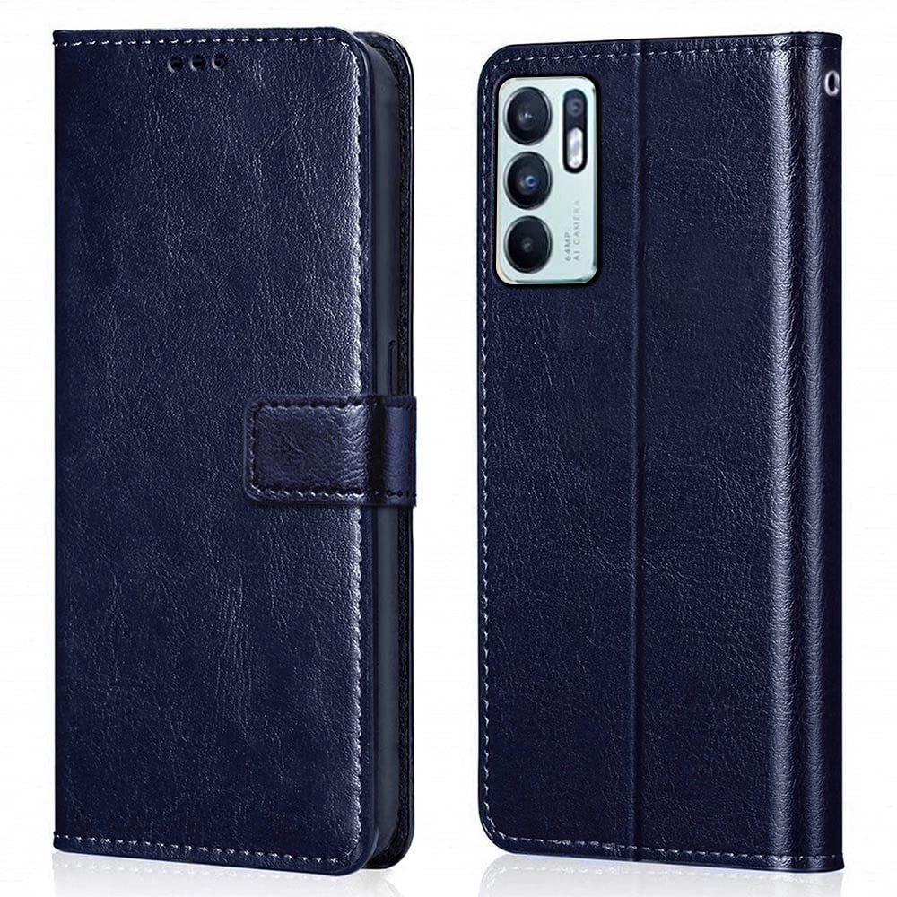 WOW IMAGINE Shock Proof Flip Cover Back Case Cover for Oppo Reno 6 5G (Flexible | Leather Finish | Card Pockets Wallet & Stand | Black) (B09J3S9YH1) Amazon Price History, Amazon Price Tracker