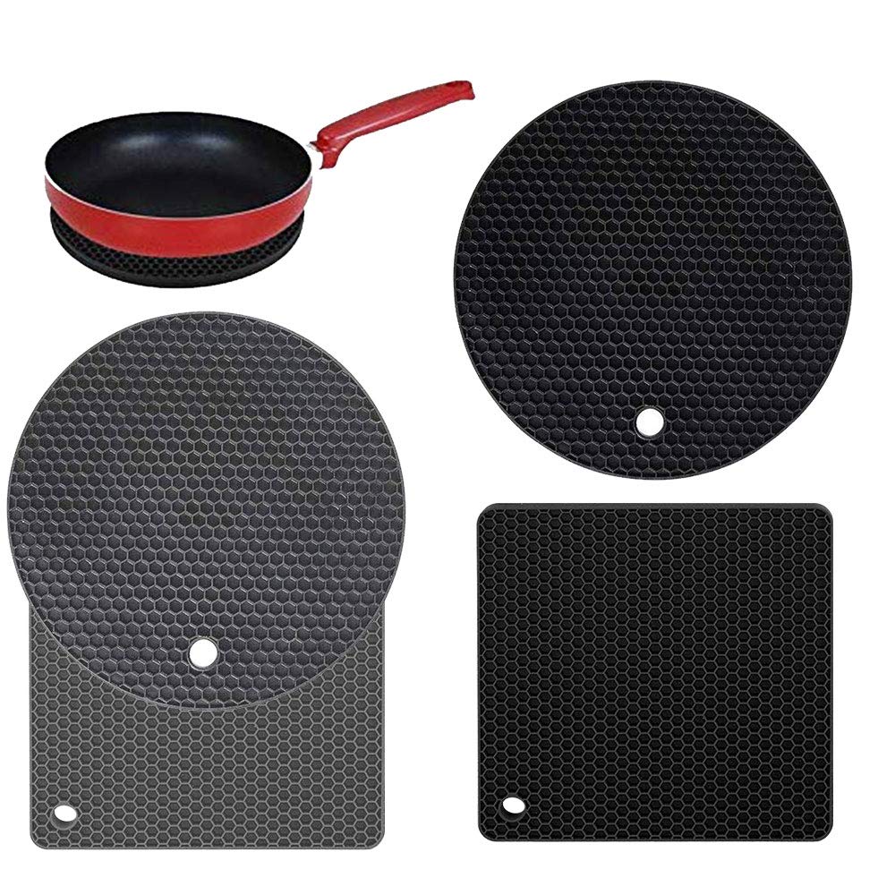 Hqcm Silicone Table Mats Pack Silicone Trivet Mat Heat