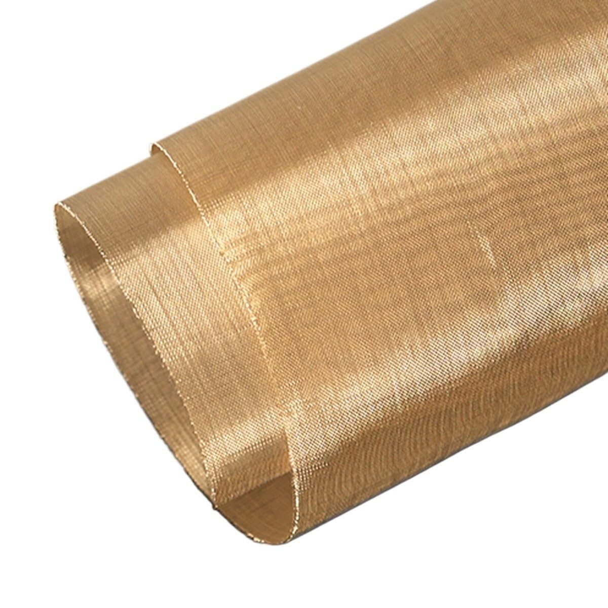 Tela filtrante de malla de cobre, Malla de pantalla de latón puro de 100cm, rollo de pantalla de malla de latón de 1 pie, filtro de alambre de malla de tela de latón de 0,11mm de malla 150 for jardine