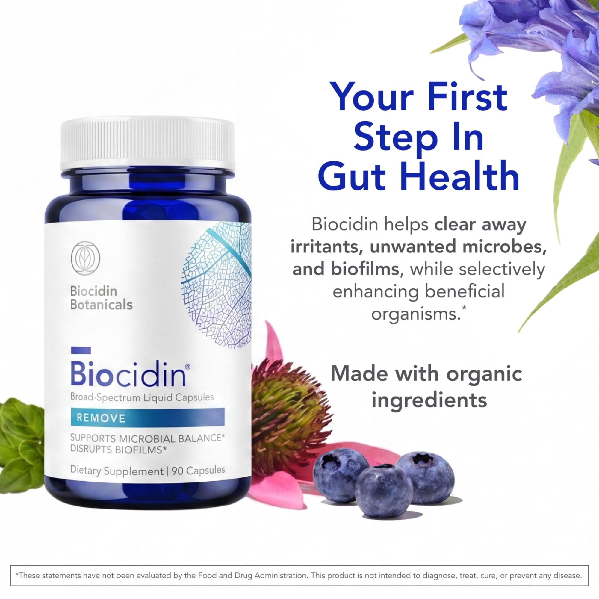Biocidin Broad-Spectrum Capsules for Microbiome Balance, 90 Count — Amazon image 2