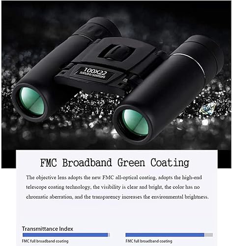 Miniatura 3 de Binoculares Peque241;os De 100 25 Mini Telescopio Compacto Bolsillo Plegable Con Lente Recubierta De FMC Visi243;n Clara para Observaci243;n De Aves