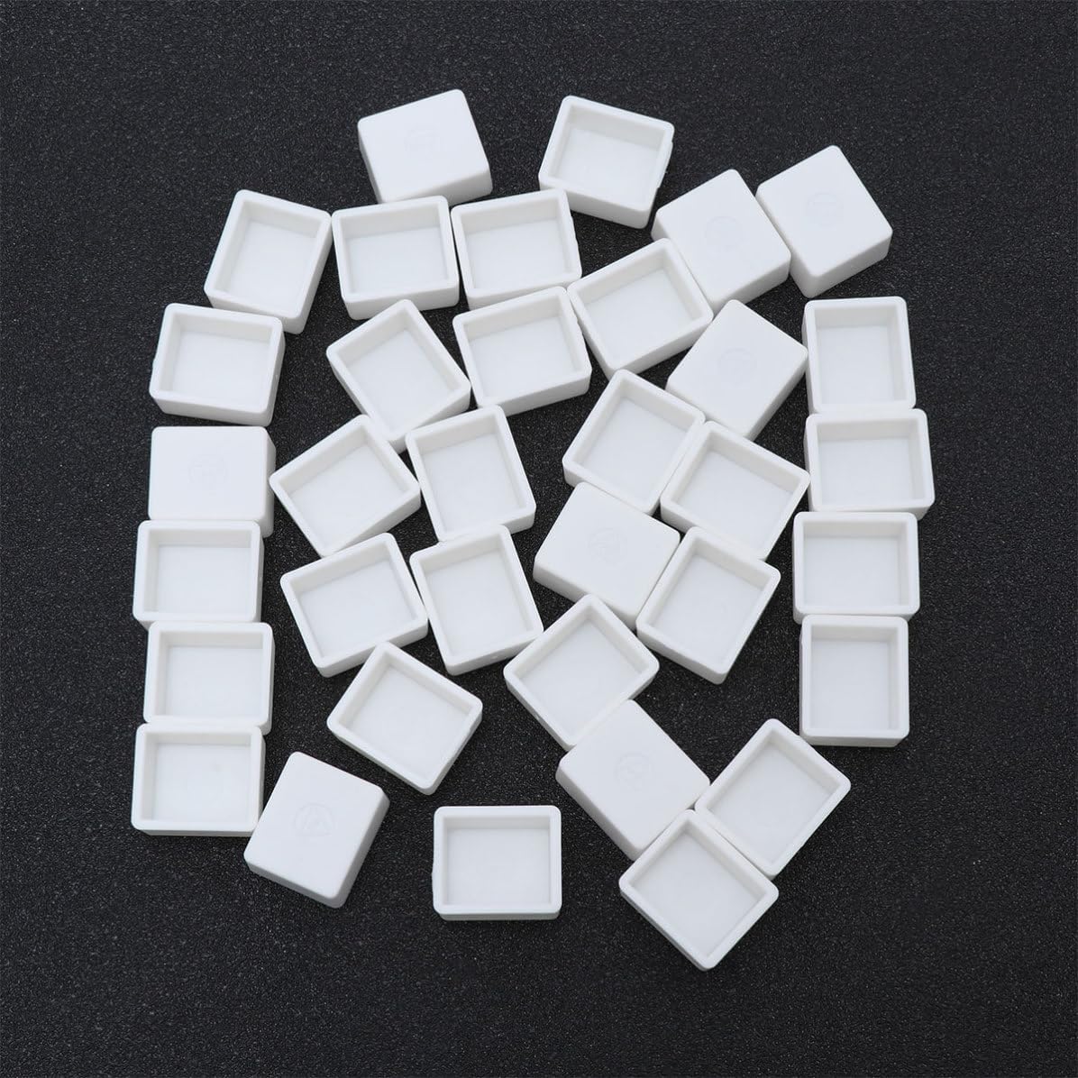 Empty Watercolor Half Pans 100pcs for Painting, Plastic