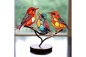 Lively Three Little Birds Statue Ornament