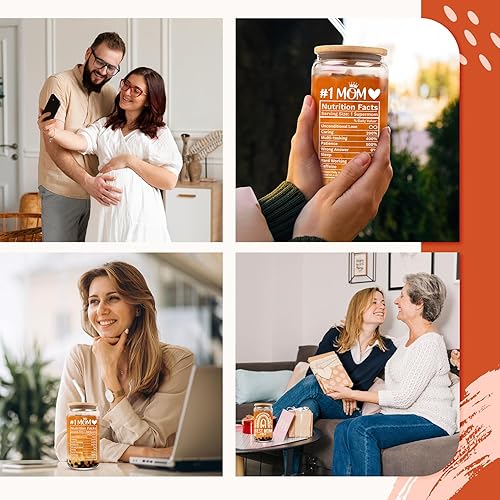 Miniatura 5 de HEXMOZ Regalos para el Día de la Madre para mamá de parte de hija, hijo, niños  Regalos para el primer día de la madre para la nueva mamá, esposa,