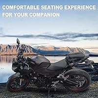 Vista 7 de Cojín Plegable de Gel para Asiento Trasero de Motocicleta de Pasajero, Estructura de Panal 3D Absorción de Impactos y Transpirable Almohadilla
