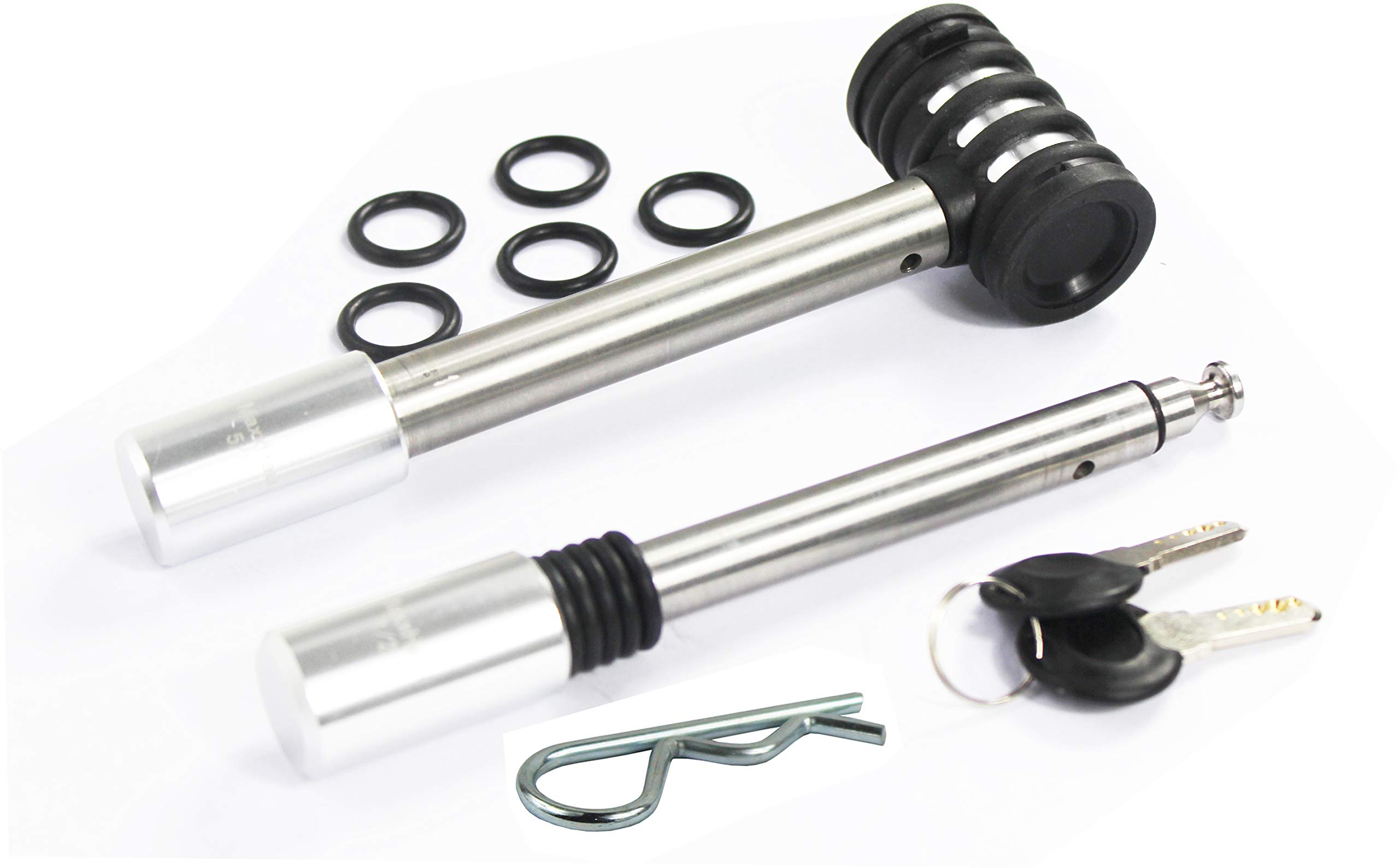 Buy MAXXHAUL 50152 Stainless Steel Hitch Locking Pin Set 5/8" and 1/2