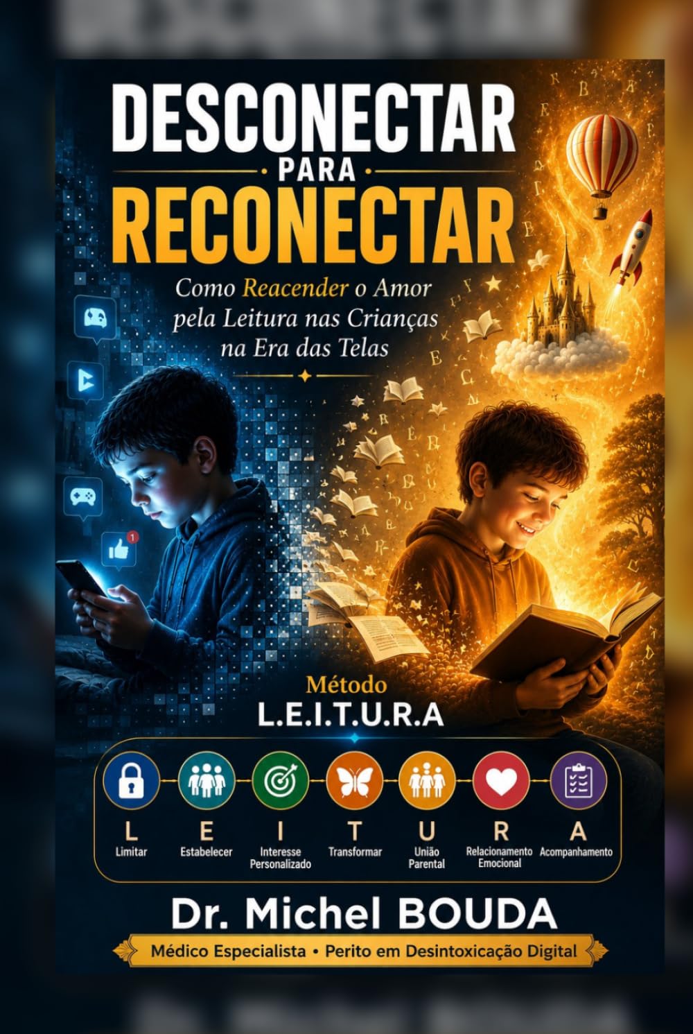 Desconectar para Reconectar: Como Reavivar o Amor pela Leitura nas Crianças na Era das Telas