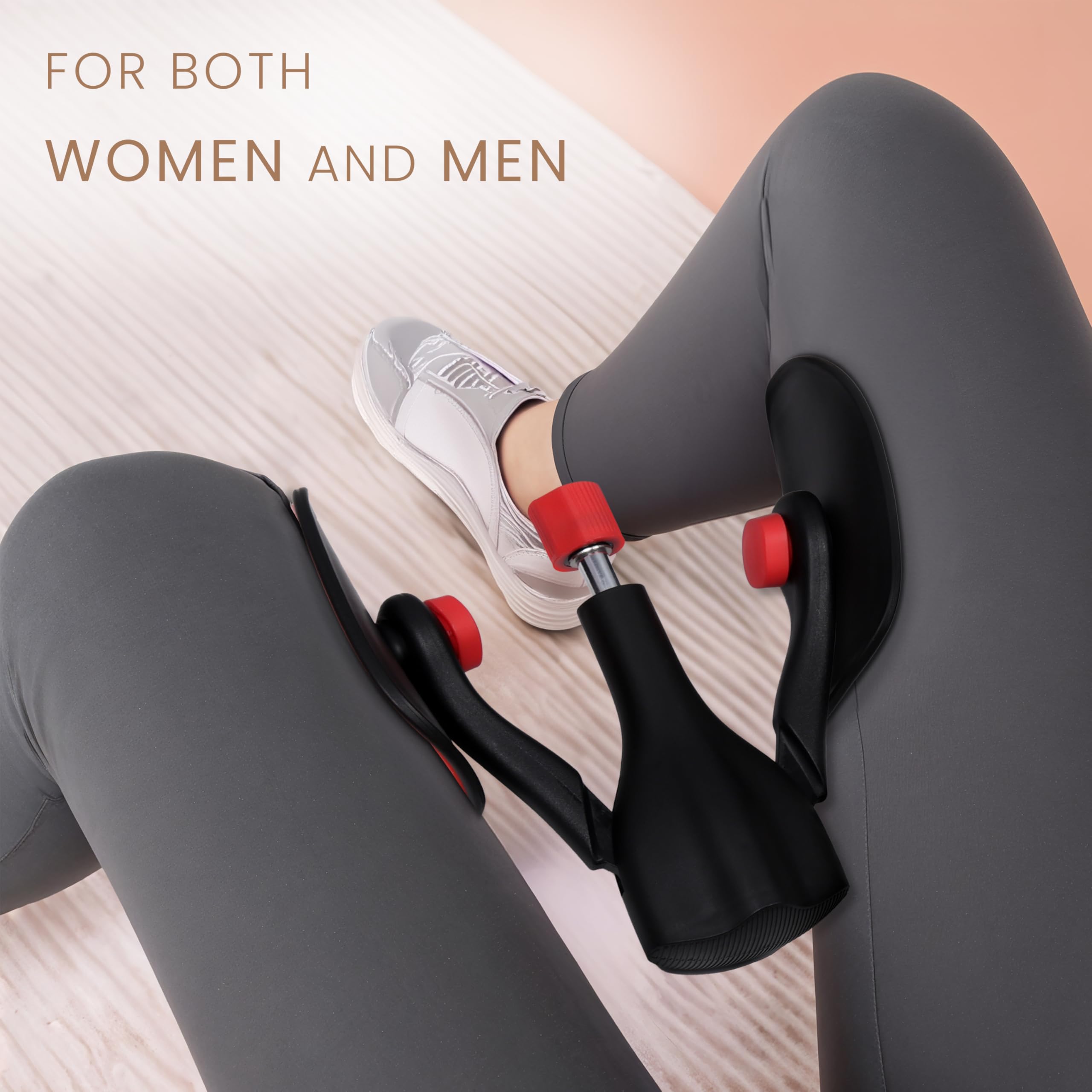 BELLE VOUS Attrezzo per Interno Coscia - Forza di trazione Massima 7 kg - Allenamento Kegel e Pavimento Pelvico - Fitness Thigh Master - Gambe Glutei Addominali - Uomo Donna - Attrezzi Pilates