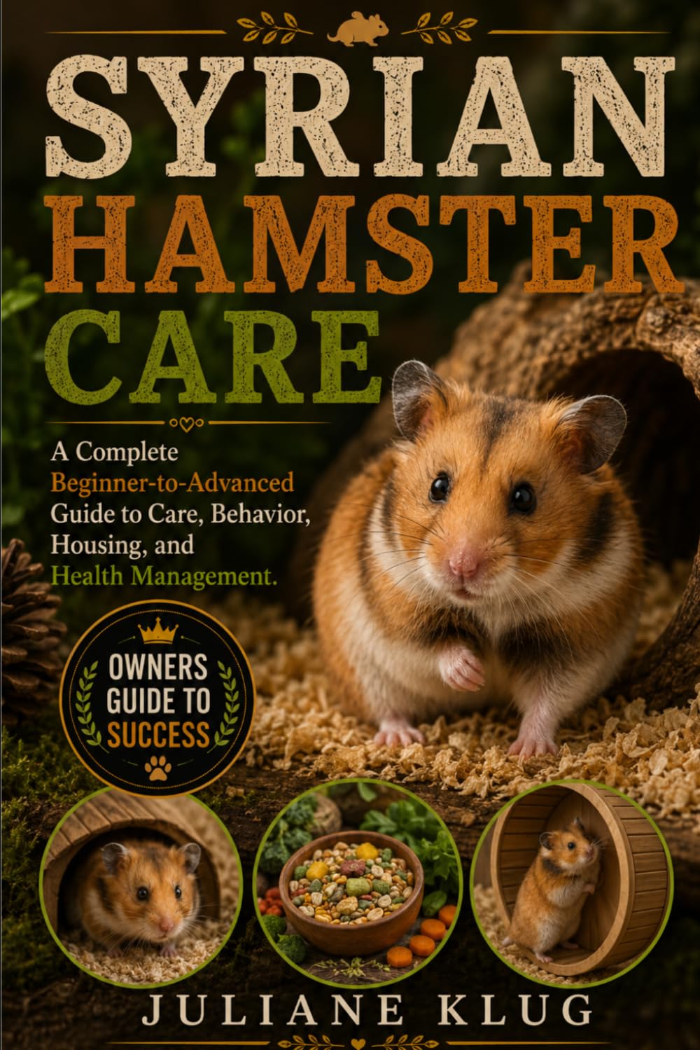 SYRIAN HAMSTER CARE: A Complete Beginner-to-Advanced Guide to Care, Behavior, Housing, and Health Management.