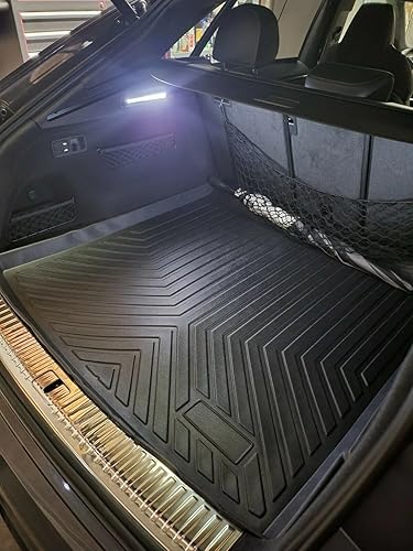 Miniatura 3 de Tapete de maletero para Audi Q8 SQ8 2019-2025 – Tapetes resistentes a la intemperie para maletero de automóviles con borde elevado – Goma