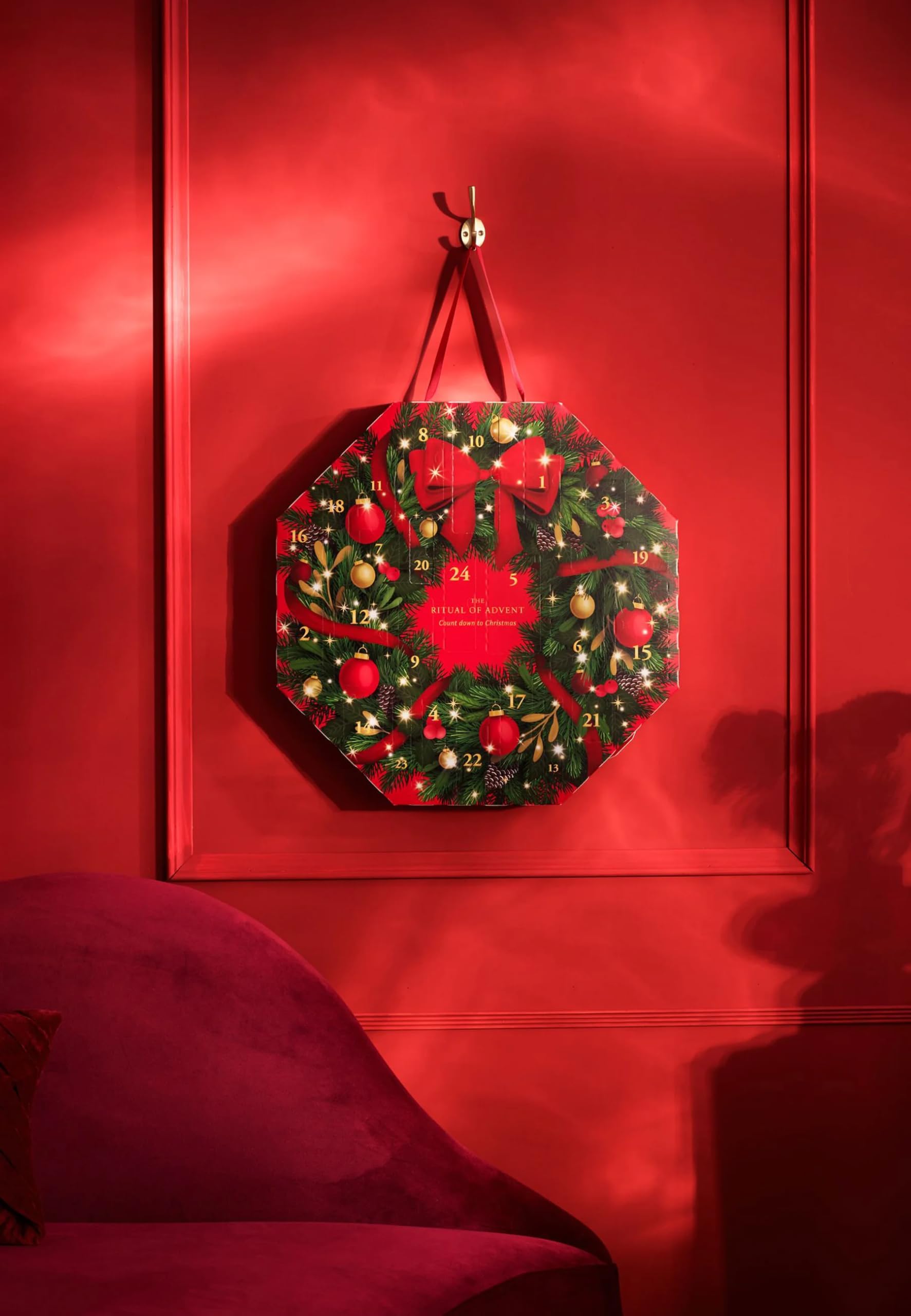 Rituals The Ritual of Advent Wreath 2025 – Luxus Adventskalender mit 24 Beauty Überraschungen – Körperpflege, Duft & Wellness Geschenkset für Frauen und Männer