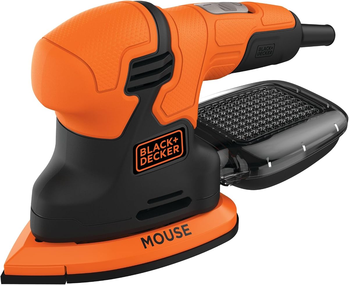 Lijadora eléctrica de detalles BLACK+DECKER MOUSE de 1,2 amperios (BDEMS200C)