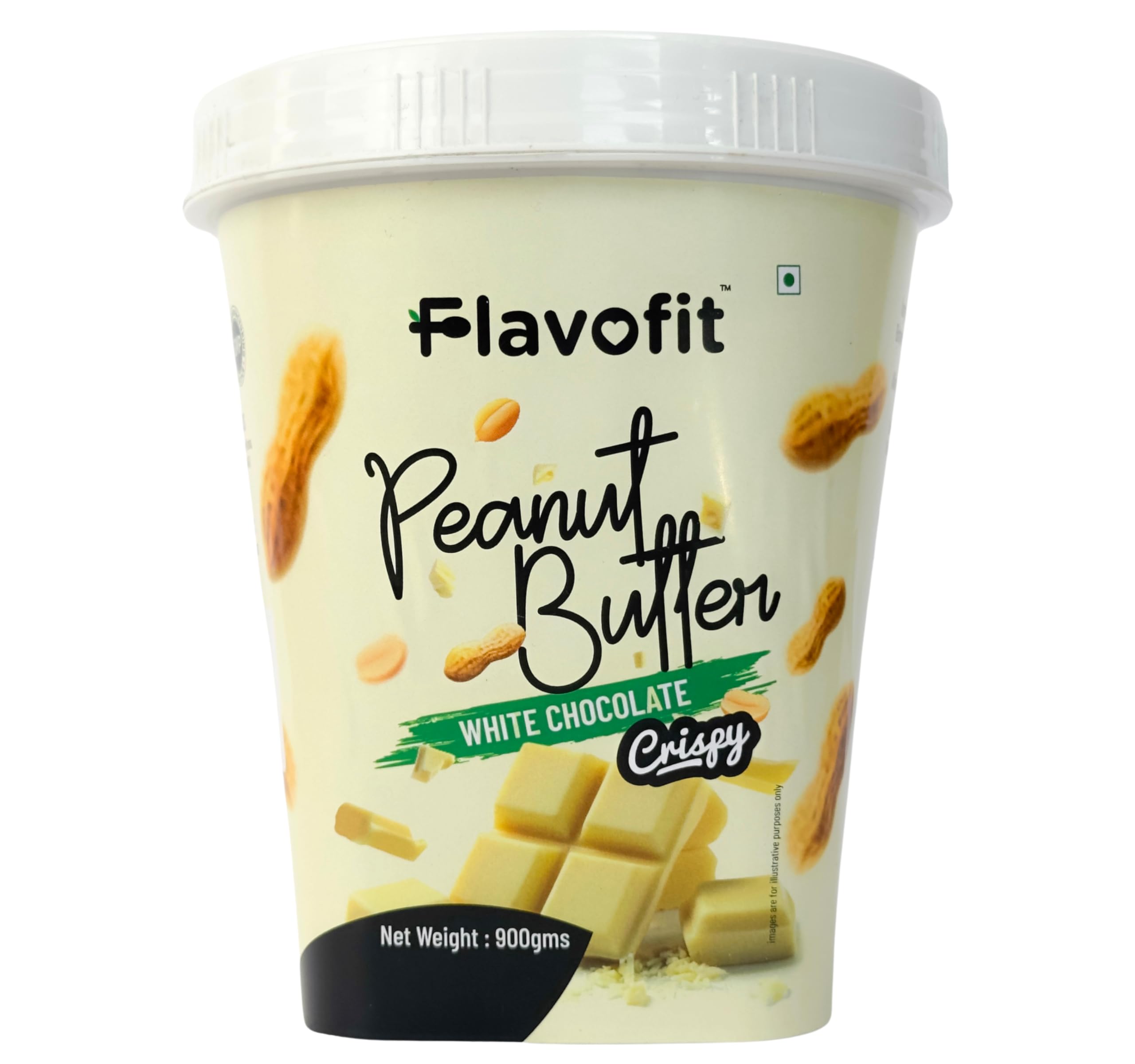 Flavofit Crispy White Chocolate Peanut Butter 900g | 24g Protein | Healthy & tasty | Vegan | Cholesterol & Trans fat free (B0DFR9J6QQ) Amazon Price History, Amazon Price Tracker