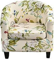 Vista 20 de CRFATOP Fundas para silla de club de 2 piezas, fundas para sillón de bañera, fundas de sillón con estampado suave y redondo para silla de sofá