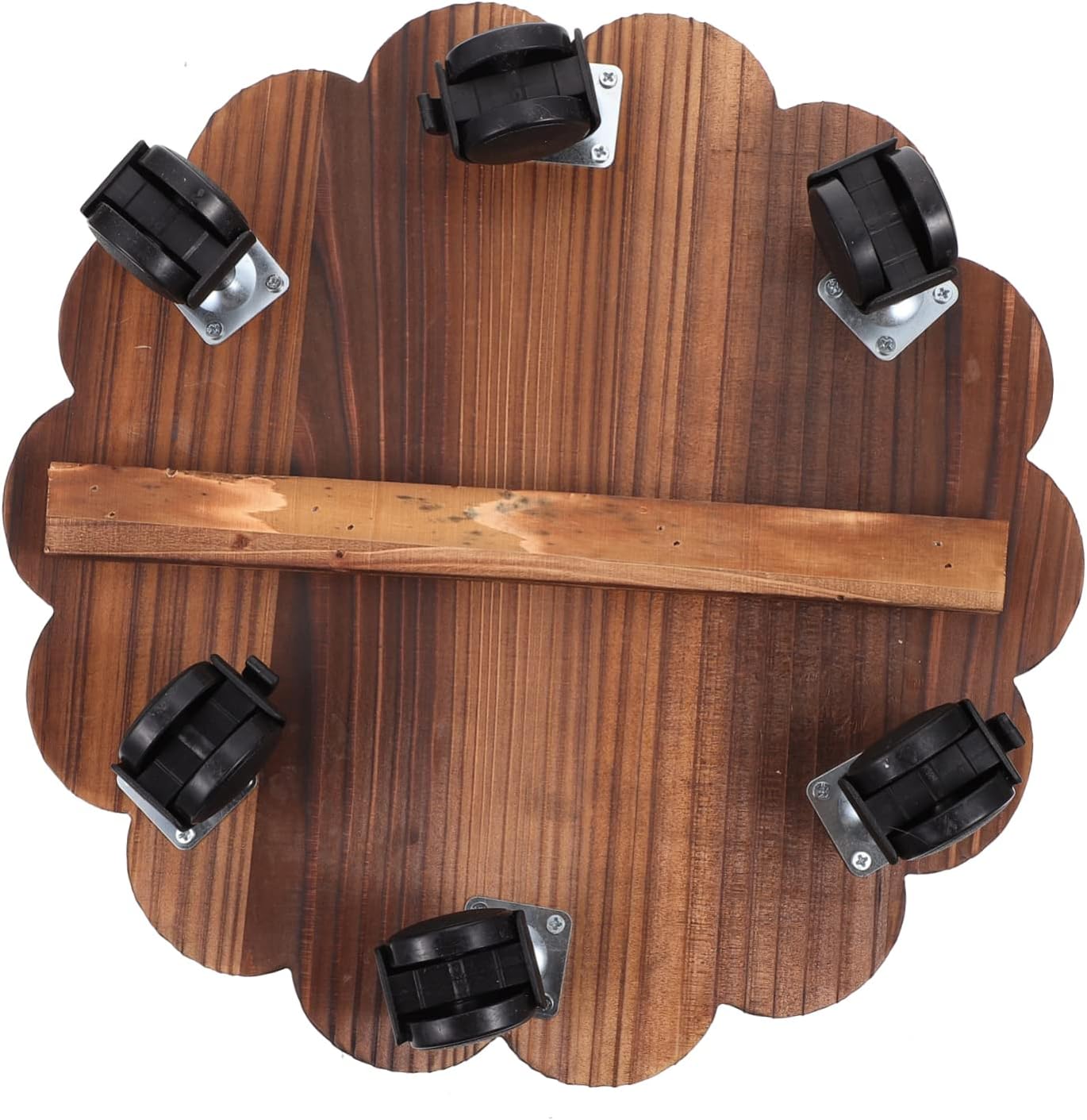 Milisten Planter Wheels Movable Flowerpot Tray Flowerpot Removable Holder Indoor Outdoor Plant Stand