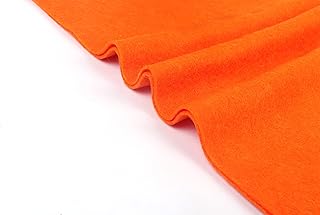 YYCRAFT 1 Yard Soft Felt by The Yard Fabric 74 Inch Wide 1.6mm Thick DIY Arts & Crafts Sewing-Orange