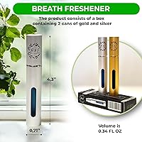 Vista 7 de B & E - Spray de menta para el mal aliento – 2 piezas de 0.34 onzas de menta ambientador bucal – Spray compacto de cuidado bucal para boca seca