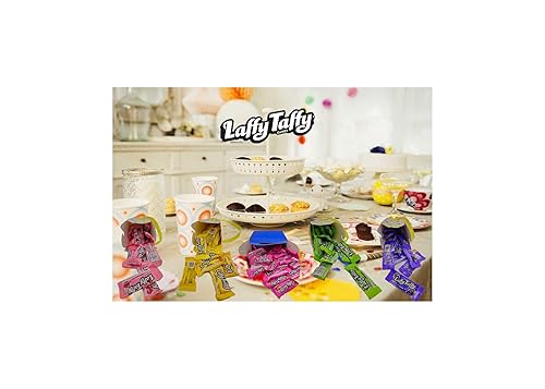 Miniatura 3 de Laffy Taffy - Mini barras masticables y sabrosas envueltas a granel, (1 libra) (surtidas)