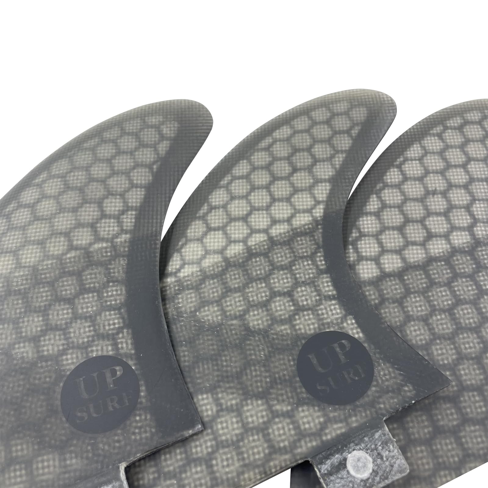 UPSURF-FCS Double Table Fin Surfboard Fin With Logo, Fiberglass