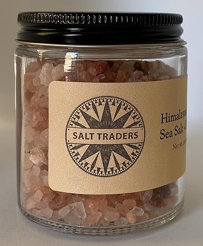 Miniatura 2 de Salt Traders Sal rosa del Himalaya rica en minerales, grano grueso, 4 onzas de peso neto (tarro de vidrio)