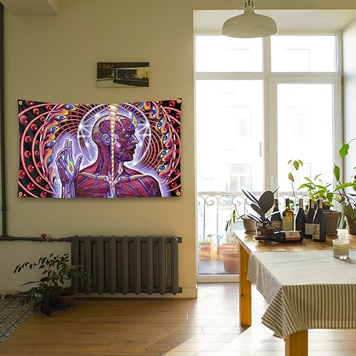 Miniatura 4 de Lateralus - Tapices para álbumes de música rock, 3 x 5 pies, tapiz de pared para dormitorio familiar, sala de estar