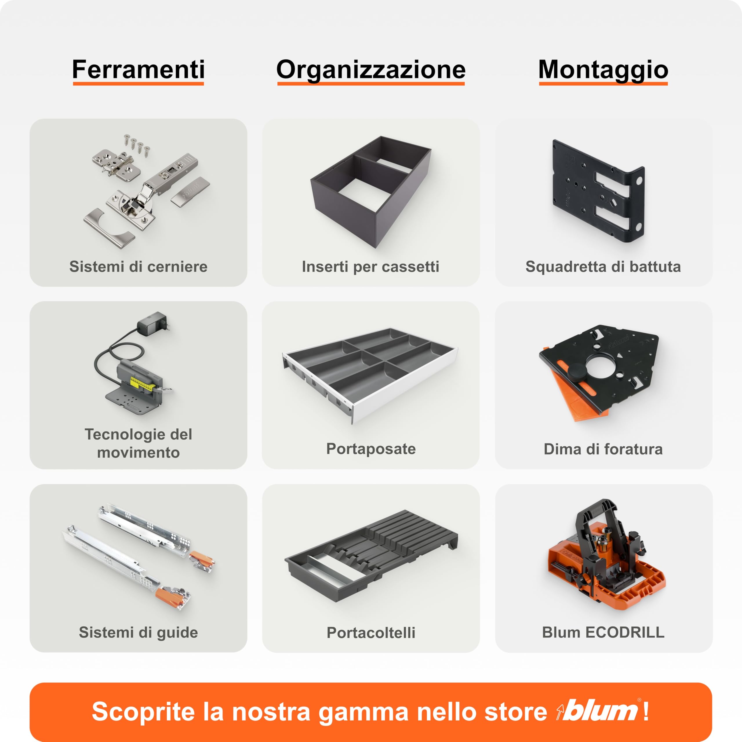Unità motrice SERVO-DRIVE Blum I Sistema automatico di apertura di cassetti, cassettoni e telai ad estrazione I Lusso residenziale