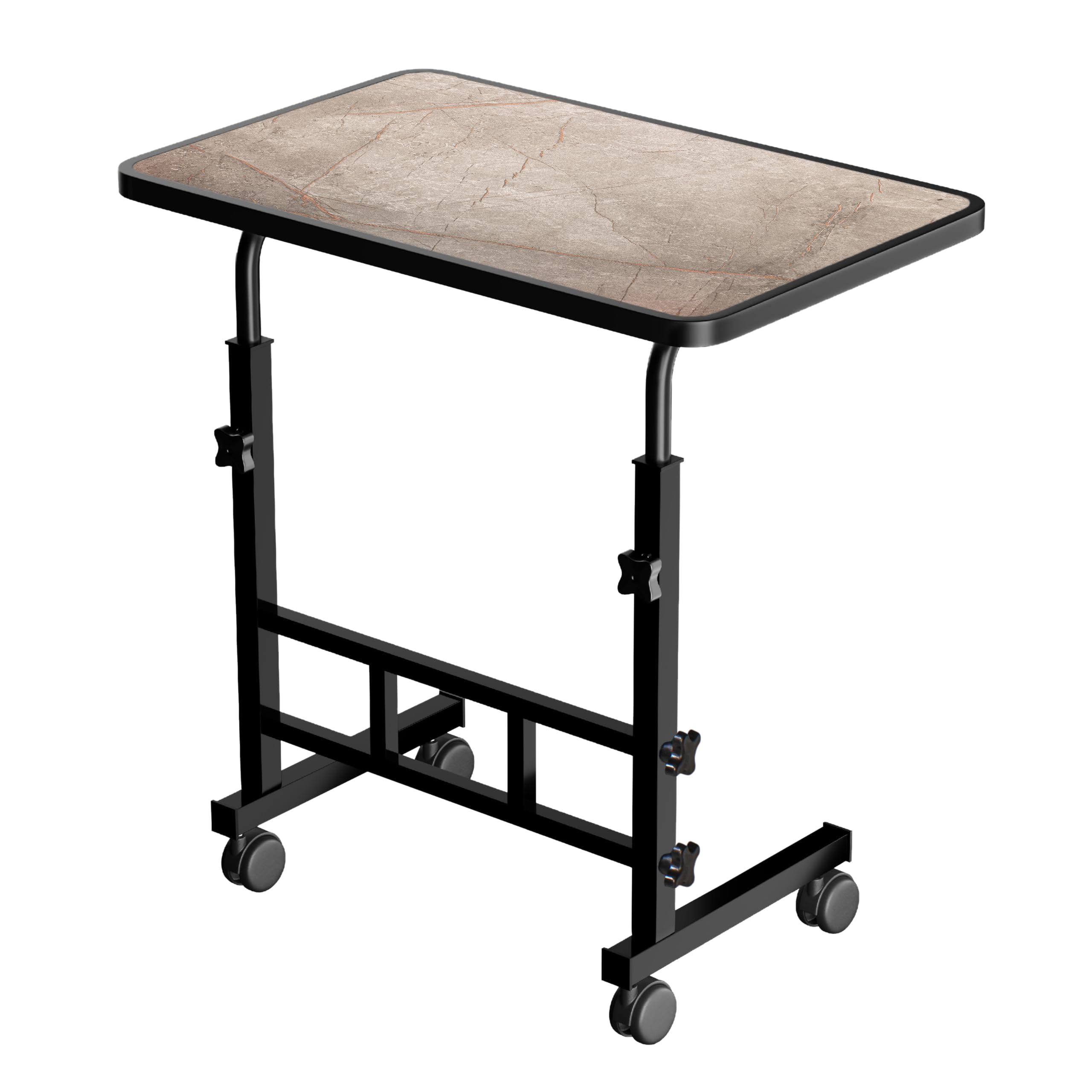 TEKCOOL Multi-Purpose Laptop Table, Study Table| Bed Table| Adjustable Height, Portable for Office, Work Form Home | DIY Table, Easy to Assemble, Engineered (Dark).-image-47