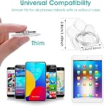 Cobee Finger Kickstand Cell Phone Ring, 2pcs Flower Shaped Transparent Phone Ring Holders, Bling Phone Ring Holder, 360 Degree Rotation Clear Glitter Finger Mount Cell Phone Finger Holder