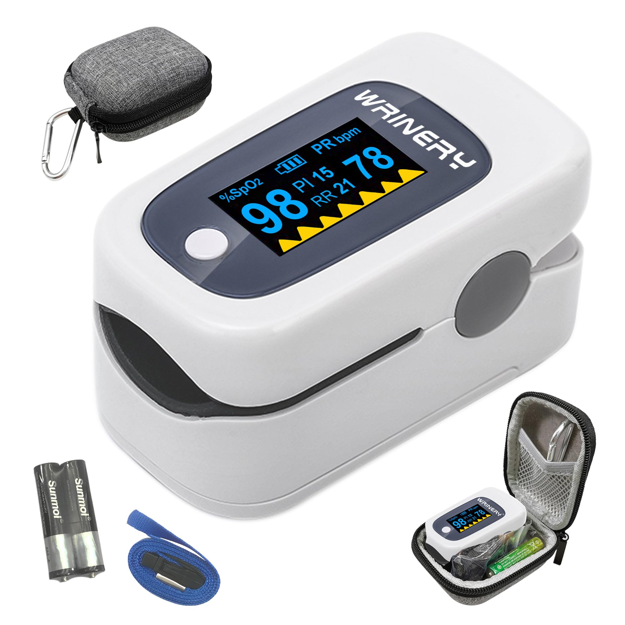WRINERY Fingertip Pulse Oximeter