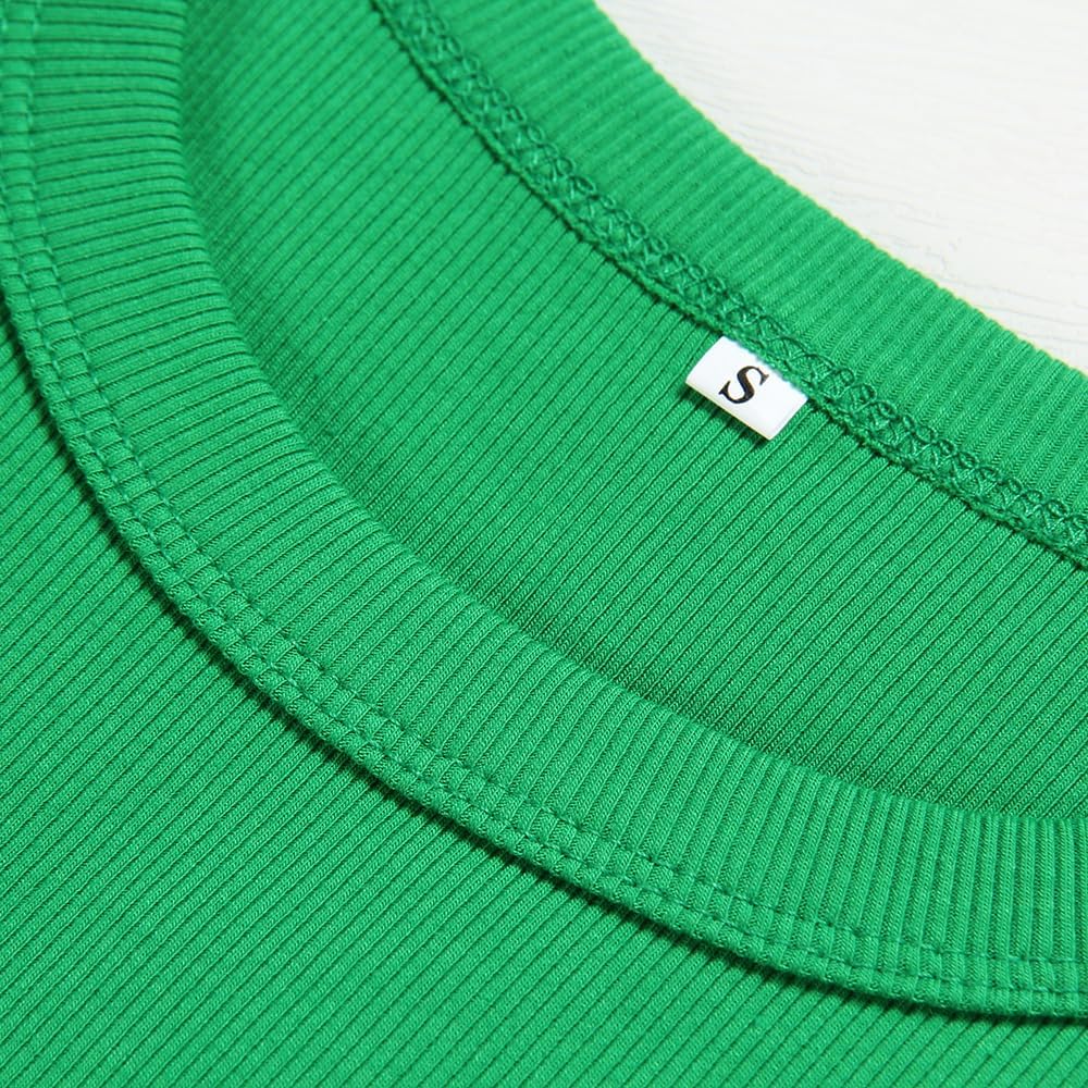 GEMBERA Womens Sleeveless Racerback High Neck Casual Basic Cotton Ribbed Fitted Tank Top - Image 5