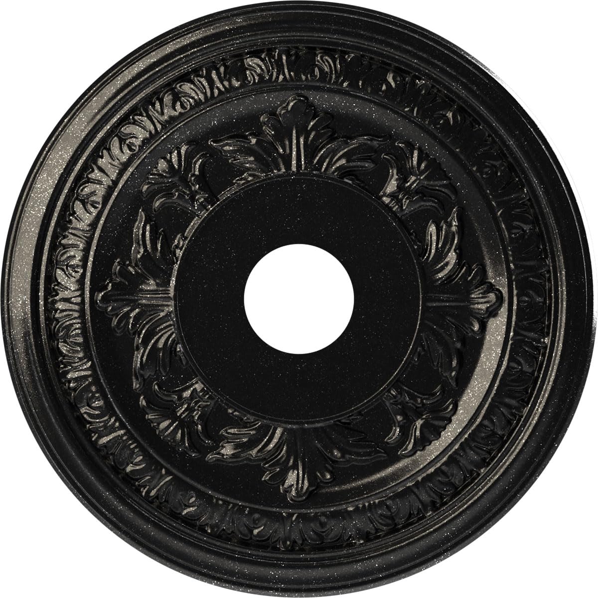 19"OD x 3 1/2"ID x 1"P Baltimore Thermoformed PVC Ceiling Medallion (Fits Canopies up to 7 3/4"), Textured Metallic Galaxy