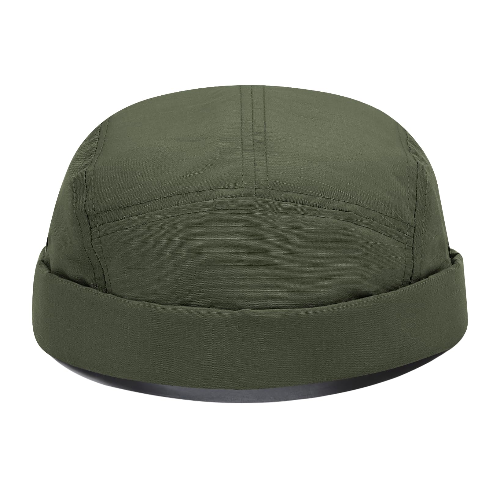 Croogo Sombrero impermeable sin ala de secado rápido, gorro diario de 5 paneles, sombrero casual de cráneo, sombrero retro de trabajador, sombreros de propietario
