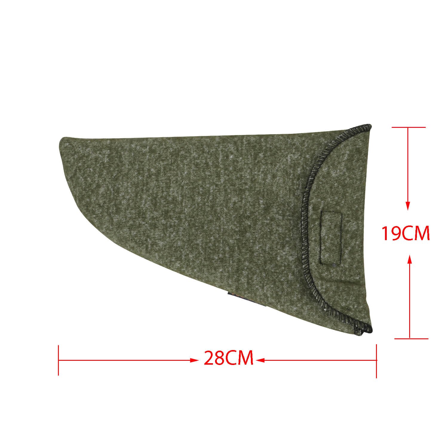 Tourbon Silikonbehandelte Pistolenhülle, Aufbewahrung, Schutzhülle für Schusswaffen, GS00043-GR, grün
