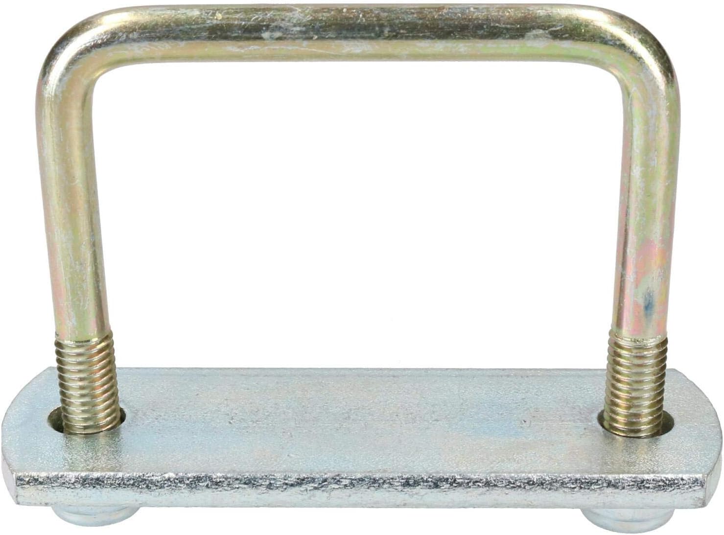 4 Pack M10 80mm x 75mm U-Bolt N-Bolt with Plates & Nuts HIGH TENSILE