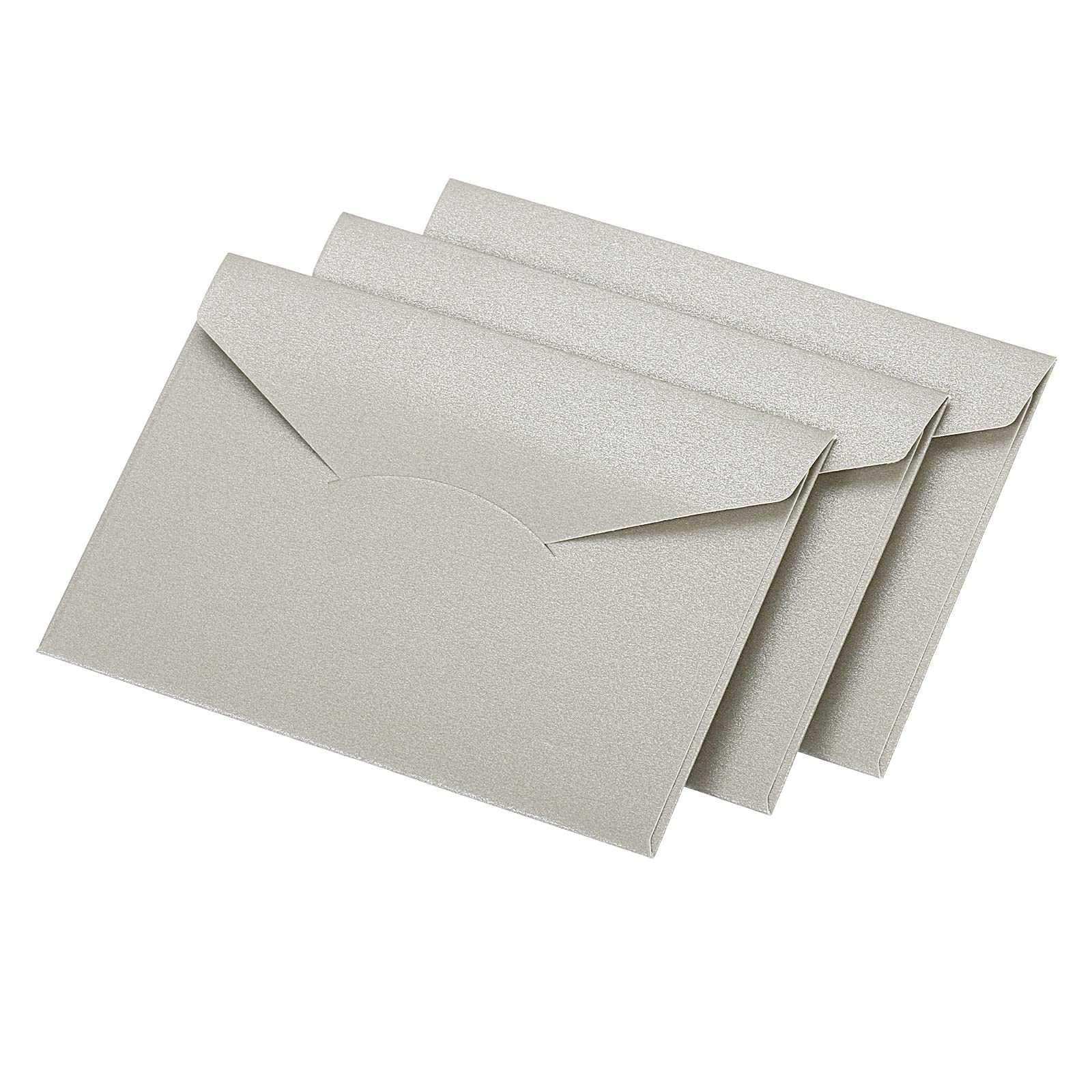 YOKIVE 50 Pack V Flap Invitation Envelopes, Gift Card Envelope, Pink, 4 x 2.8 inch